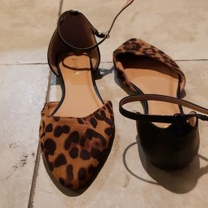 Leaopard print flats